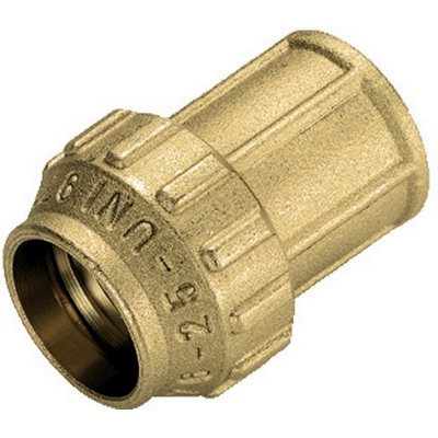TIEMM 332-T3462CR-0740 RACCORDO DIRITTO FEMMINA IN OTTONE TIEMME