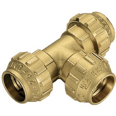 TIEMM 332-T3467CR-20 RACCORDO A TEE IN OTTONE TIEMME
