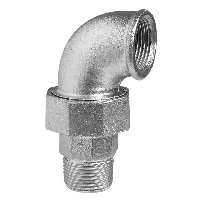 DH 341-097-09 GOMITO CON BOCCHETTONE A 90°  SEDE PIANA M/F
