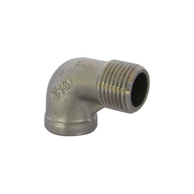DH 342-A092-05 GOMITO A 90° MF ACCIAIO INOX