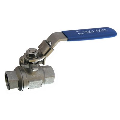 DH 342-A910-05 VALVOLA A SFERA FF CON LEVA ACCIAIO INOX