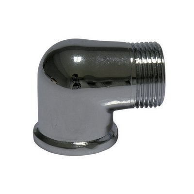 DH 343-092-06 GOMITO A 90° MF CROMATO LUCIDO