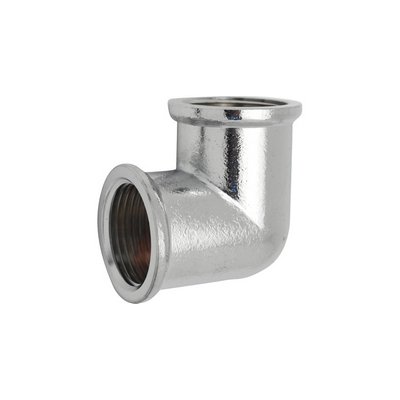 IBP 343-B8090-05 GOMITO FF IN OTTONE CROMO IBP