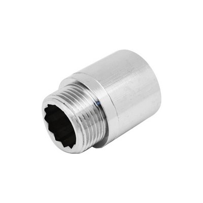 IBP 343-B8540-0410 PROLUNGA FILETTATA MF IN OTTONE CROMO IBP
