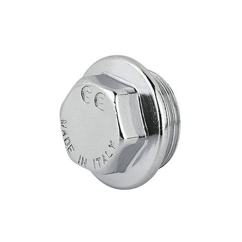 CAVAL 343-C001-06 TAPPO MASCHIO OTTONE CROMO