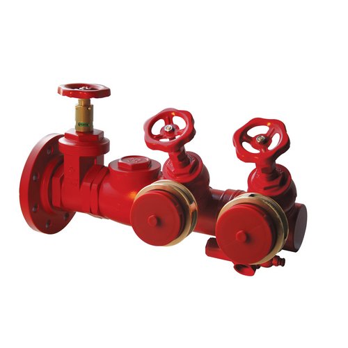MANFR 350-7869-065 GRUPPO ATTACCO AUTOPOMPA DI MANDATA 2 IDRANTI UNI70
