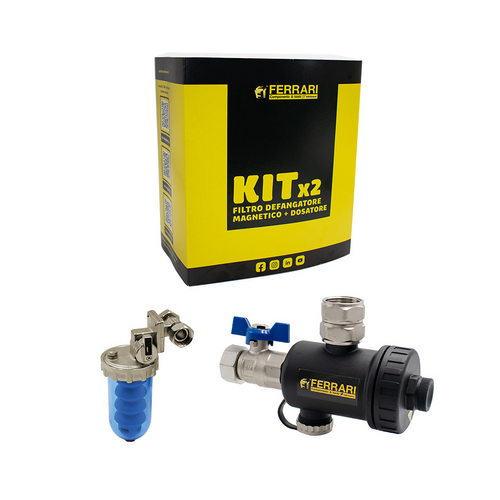 FERRA KIT MAGBLACK 2 FILTRO DEFANGATORE E DOSATORE DI POLIFOSFATI