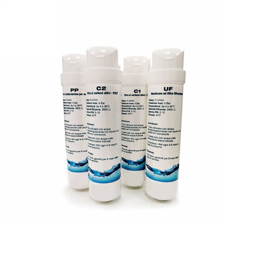 senza 353-IS105 KIT COMPLETO 4 CARTUCCE PER SIMPLY ACQUA