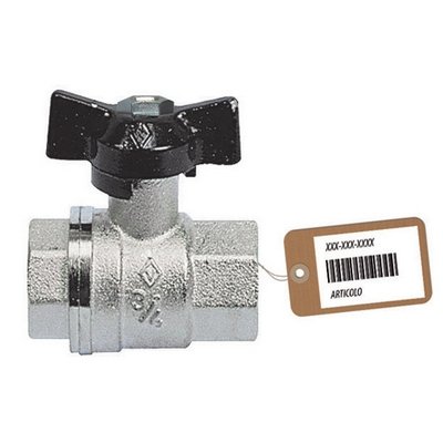 FAIDF 354-104F-06 VALVOLA A SFERA FF CON FARFALLA F-BRICO