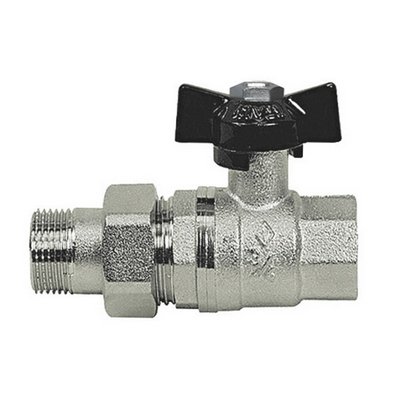 BUGAT 354-105-04 VALVOLA A SFERA MF CON BOCCHETTONE A FARFALLA