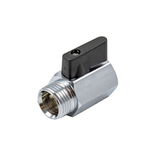 TIEMM MINIVALVOLA SFERA MF CON LEVA NERA 3/8