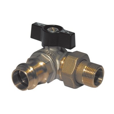 EFFEB 354-1081-0128 VALVOLA  A SFERA ATTACCO A PRESSARE/COLLETTORE DX