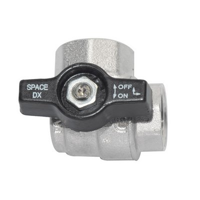 EFFEB 354-1091-04 VALVOLA A SFERA ANGOLO FF C/FARFALLA NERA