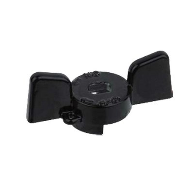 BUGAT 354-1626-04 FARFALLA IN ALLUMINIO NERA PER VALVOLE E RUBINETTI BUGATTI