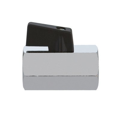 FIV 354-5015-05 RUBINETTO A SFERA FEMMINA FEMMINA CON LEVETTA NERA