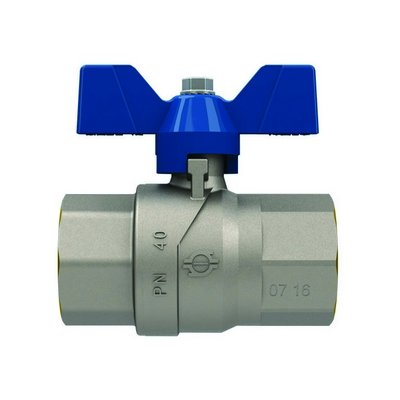 FAIDF 354-5102-F04 VALVOLA A SFERA P.T. CON FARFALLA EVOLUTION FEMMINA-FEMMINA