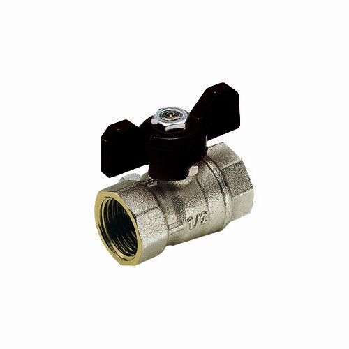 TIEMM 354-TM2370-06 VALVOLA A SFERA FF MISTRAL A PASSAGGIO STANDARD CON FARFALLA