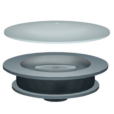NICOL 365-RTPP TAPPO PER POZZETTO A PAVIMENTO CON PIATTELLO INOX