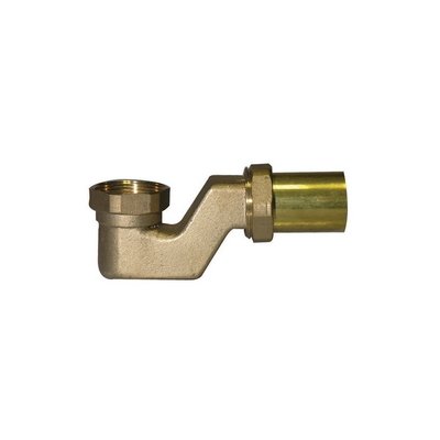 DH 370-230-08 SIFONE PER COLONNA VASCA IN OTTONE