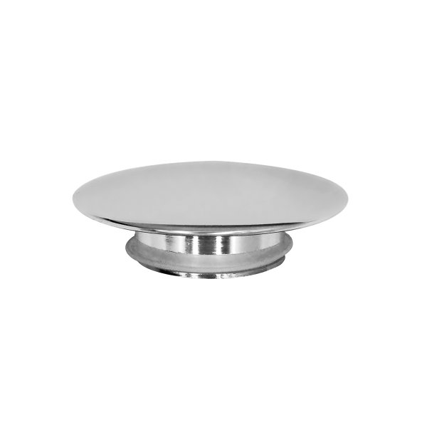 DH    TAPPO COPRIPILETTA IN OTTONE CROMO Diam. 63 mm