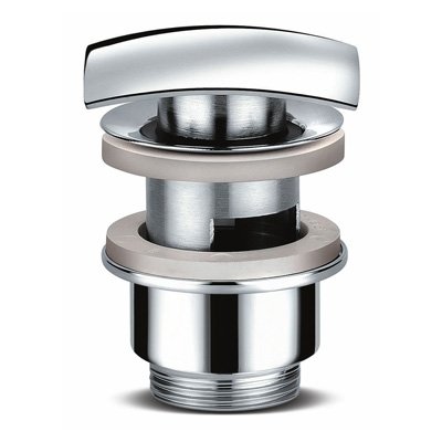 DH 370-2402 PILETTA LAVABO CLICK-CLACK TAPPO QUADRO CON TROPPO PIENO