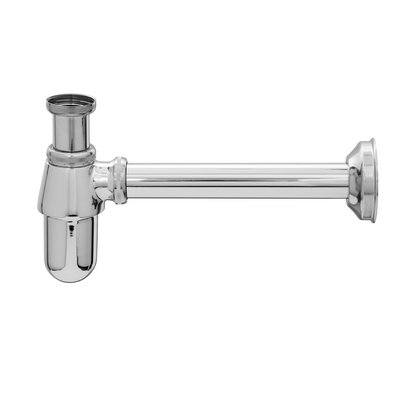 GHIDI 370-XG02-06 SIFONE A BOTTIGLIA SENZA PILETTA CON CANNA DA CM. 25