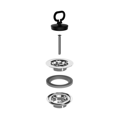 BONOM PILETTA SIMPLEX ALLUMINIO TAPPO CON MANIGLIA 1