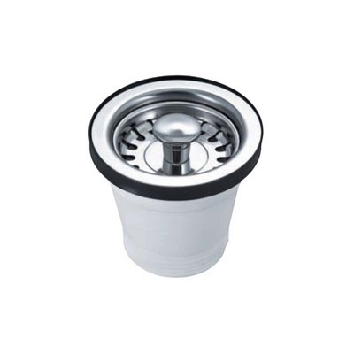 BONOM 371-B1981 PILETTA CON CESTELLO PER LAVELLI IN ACCIAO INOX