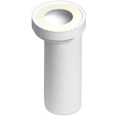 BONOM 371-B8432 MANICOTTO ECCENTRICO PER W.C. CON TERMINALE LISCIO