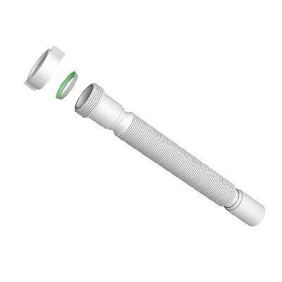BONOM 371-B9354FM-0840 TUBO FLESSIBILE ED ESTENSIBILE C/GHIERA PLASTICA