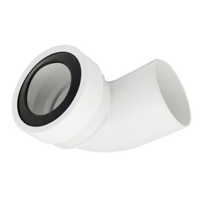 DH 371-M1302 PROLUNGA WC CORTA MASCHIO CON GUARNIZIONE DI TENUTA