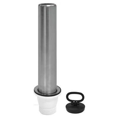 DH 371-M3092 PILETTA CON TUBO INOX 250 MM