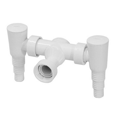 BONOM 372-4001 SIFONE CON DOPPIO ATTACCO SCARICO PER LAVATRICE