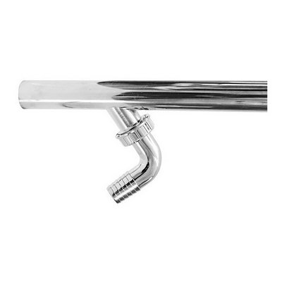 DH 372-4031-3230 CANOTTO CROMATO PER SCARICO LAVATRICE