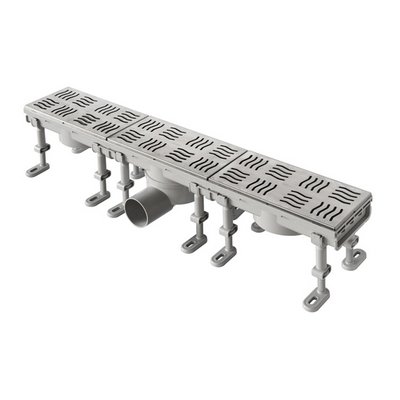 FIRST 380-581-060 CANALE SIFONATO CON GRIGLIA INOX 1 CHIUSINO