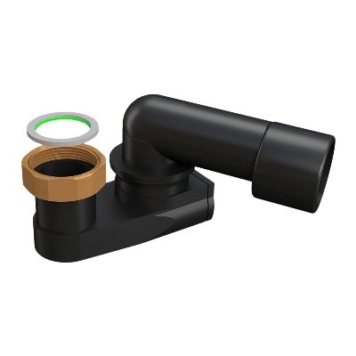 BONOM 382-754-08 SIFONE RIBASSATO ORIENTABILE PER COLONNE VASCA SCAR. 40-50 A SALDARE