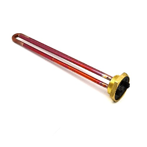UNIVA 402-TUS304-3000 RESISTENZA DIRITTA CON TAPPO ESAGONALE