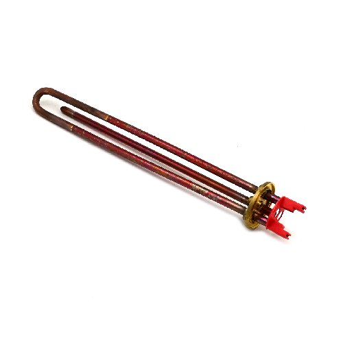 UNIVA 402-TUS312-2000 RESISTENZA DIRITTA CON FLANGIA CIRCOLARE  D. 48