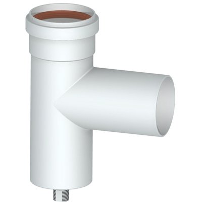 STABI 409-231 RACCORDO  A TEE 90° CON TAPPO CONVOGLIATORE CONDENSA