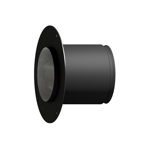 DK    ROSONE A MURO CON ELEMENTO DRITTO L. 125MM MF Diam. 150 / Rosone D.250