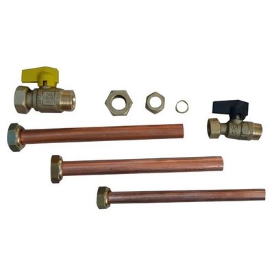 CHAFF 410-XR3318186 KIT IDRAULICO 2 RUBINETTI PER CALDAIA INCASSO
