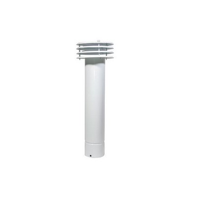 DK    ESALATORE FUMO VENTILATO IN LAMIERA VERNICIATA BIANCA Diam. 150