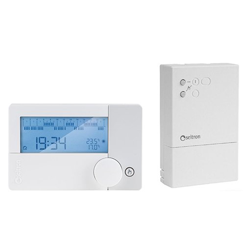 SEITR KIT FREETIME EVO RADIO CRONOTERMOSTATO + RICEVITORE Bianco
