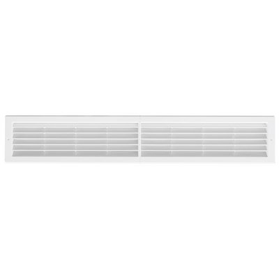 FIRST 411-3834-BI GRIGLIA DA INCASSO CON RETE L. 706 X  H. 130 MM