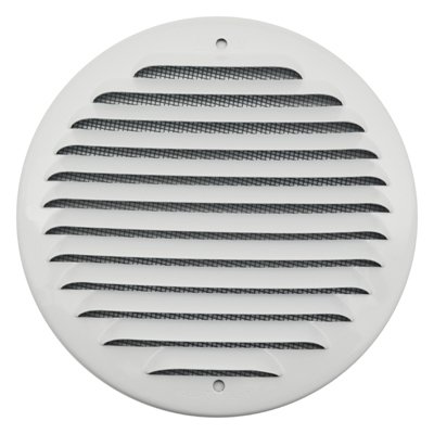 FIRST 411-4008-IX GRIGLIA TONDA DA SOVRAPPORRE IN METALLO CON RETE D.150 MM