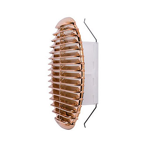 VECAM 411-616-RA160200 GRIGLIA TONDA IN MATERIALE TERMOPLASTICO CON MOLLE RECLINABILI A 90°