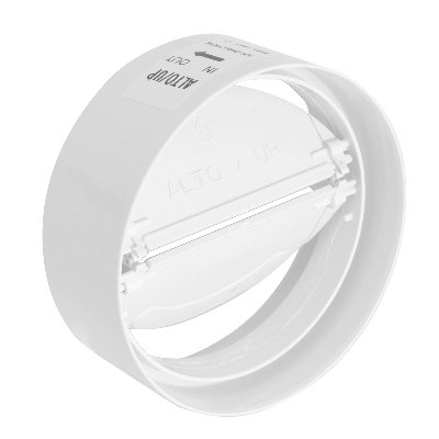 FIRST 411-FVLT-100B GIUNTO PER TUBI TONDI IN ABS CON VALVOLA A FARF.