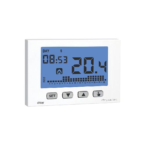 VEMER CRONOTERMOSTATO SETTIMANALE CHRONOS KEY Bianco