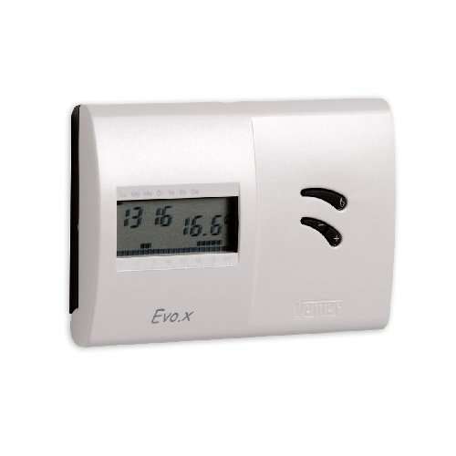VEMER CRONOTERMOSTATO SETTIMANALE DA PARETE EVOX Bianco