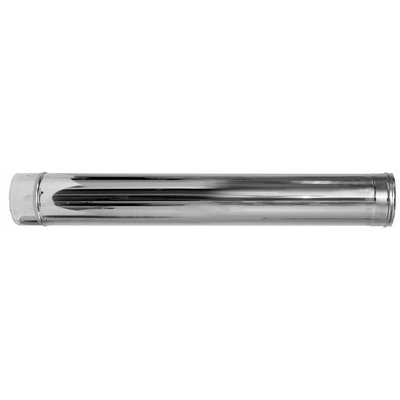 DK 412-460-220 CANNA FUMARIA IN ACCIAIO - ELEMENTO LINEARE DA MT. 1